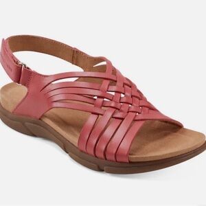 Easy Spirit Red Strappy Sandals